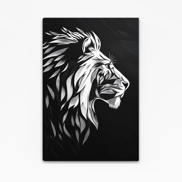 Abstract Majesty Lion Wall Art | MusaArtGallery™