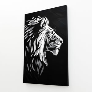 Abstract Majesty Lion Wall Art | MusaArtGallery™