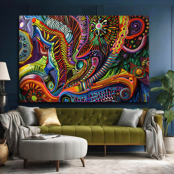 Abstract Mexican Wall Art | MusaArtGallery™