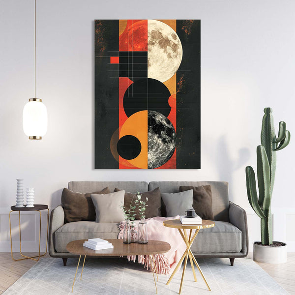 abstract Moon Panting Art  | MusaArtGallery™