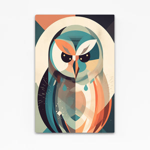 Abstract Owl Wall Art