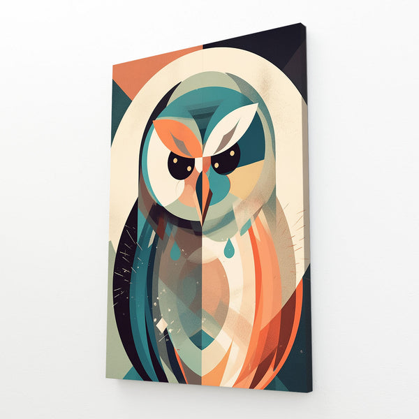 Abstract Owl Wall Art