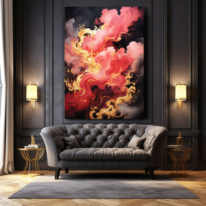 Abstract Pink Wall Art | MusaArtGallery™