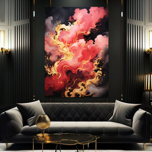 Abstract Pink Wall Art | MusaArtGallery™