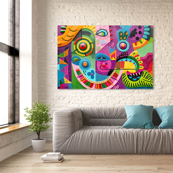 Abstract Pop Mexican Wall Art | MusaArtGallery™