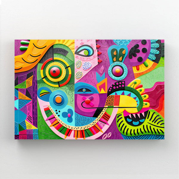 Abstract Pop Mexican Wall Art | MusaArtGallery™