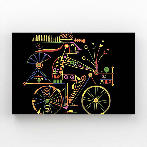 Abstract Rider Cool Wall Art