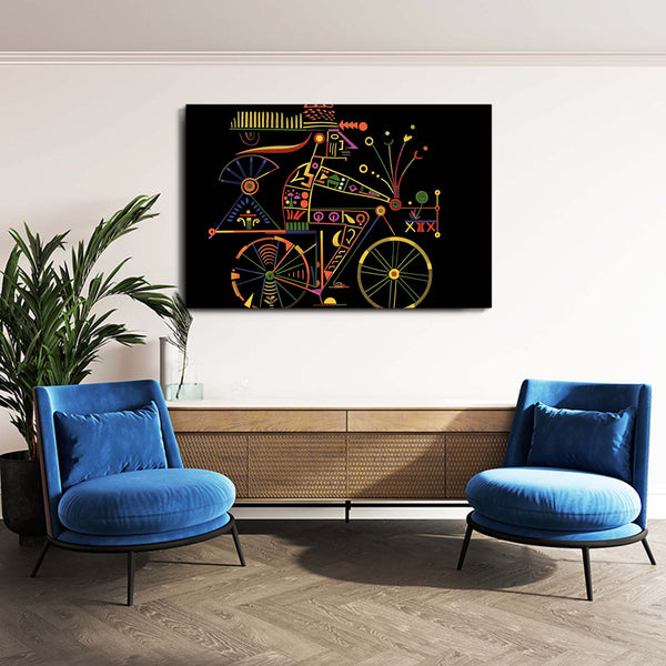 Abstract Rider Cool Wall Art