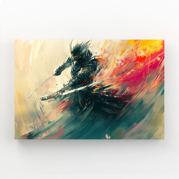 Abstract Samurai Wall Decor