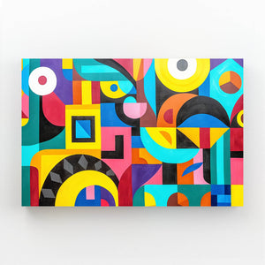 Abstract Shapes Mexican Wall Art | MusaArtGallery™