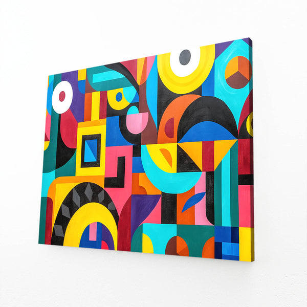 Abstract Shapes Mexican Wall Art | MusaArtGallery™