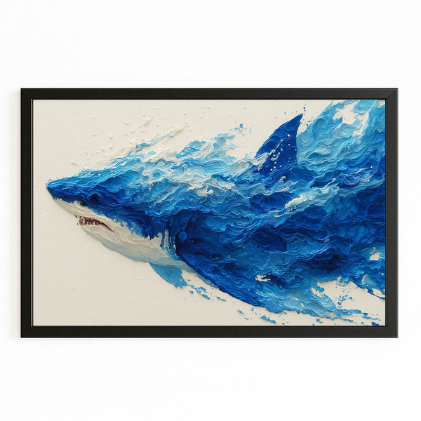 Abstract Shark Art