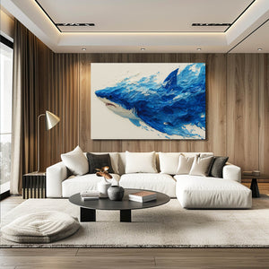 Abstract Shark Art