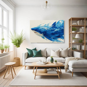 Abstract Shark Art