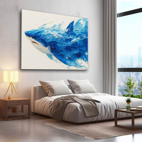Abstract Shark Art