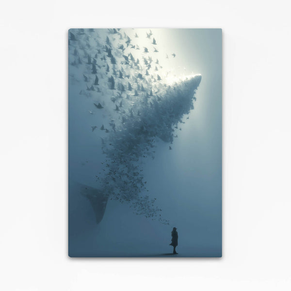 Abstract Shark Canvas