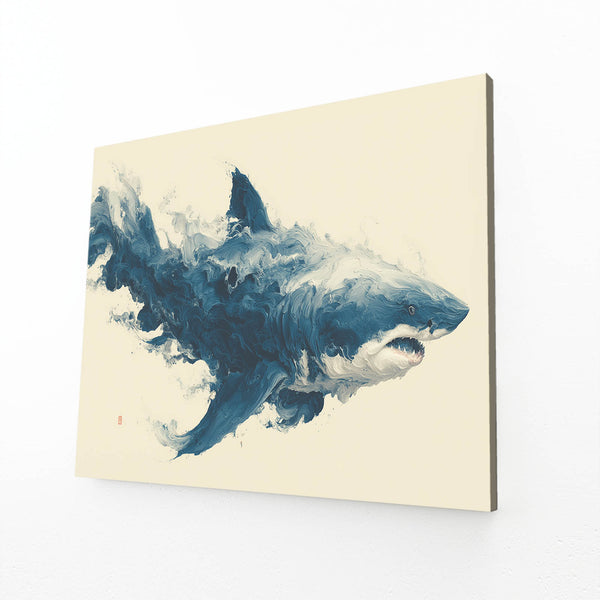 Abstract Shark Wall Art