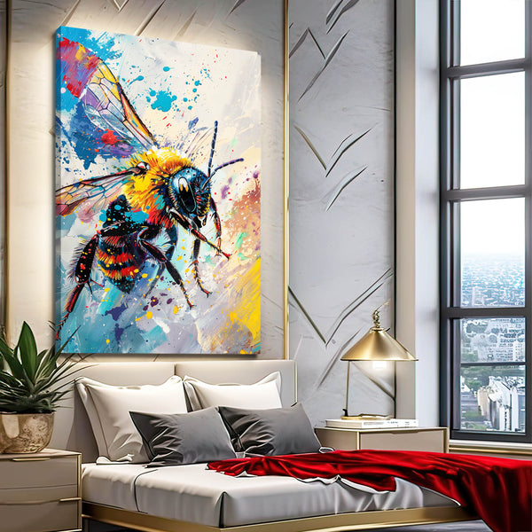 Abstract Splash Bee Art | MusaArtGallery™