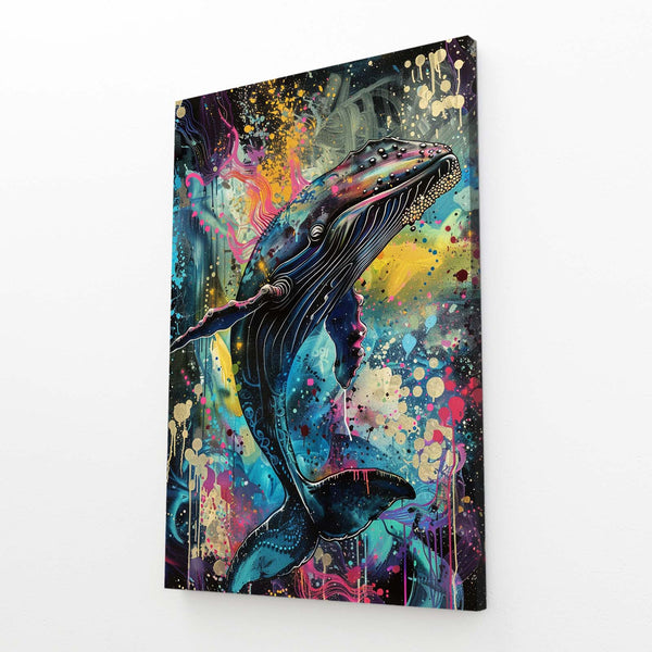 Abstract Splash Whale Art | MusaArtGallery™