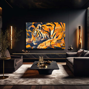 Abstract Tiger Art | MusaArtGallery™