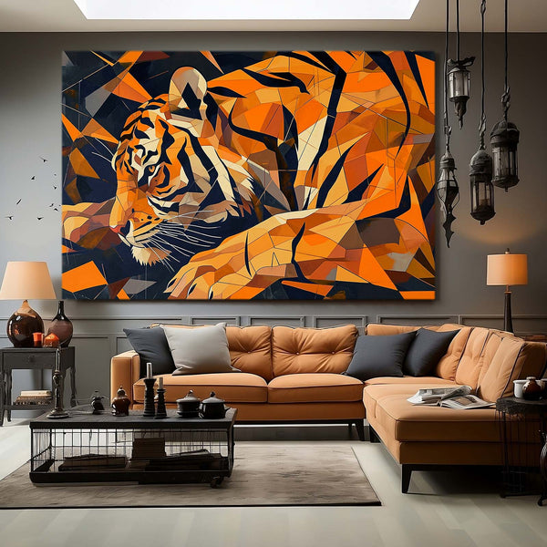 Abstract Tiger Art | MusaArtGallery™