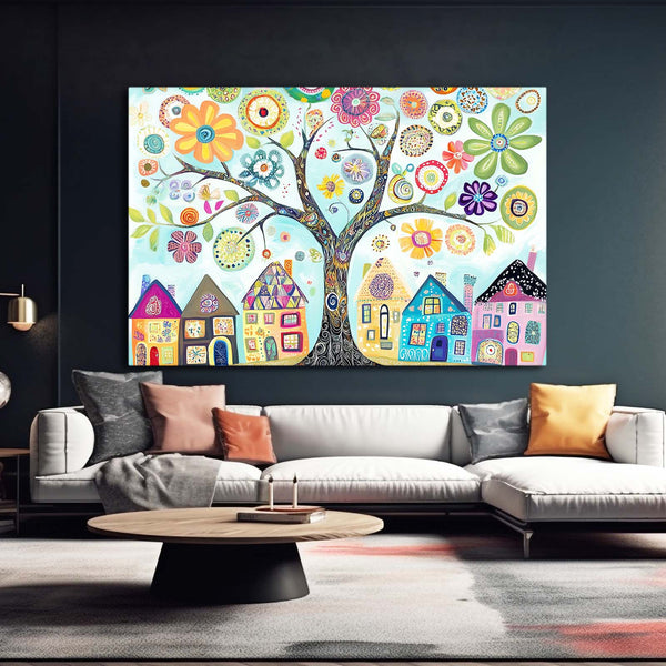 Abstract Tree Of Life Wall Art