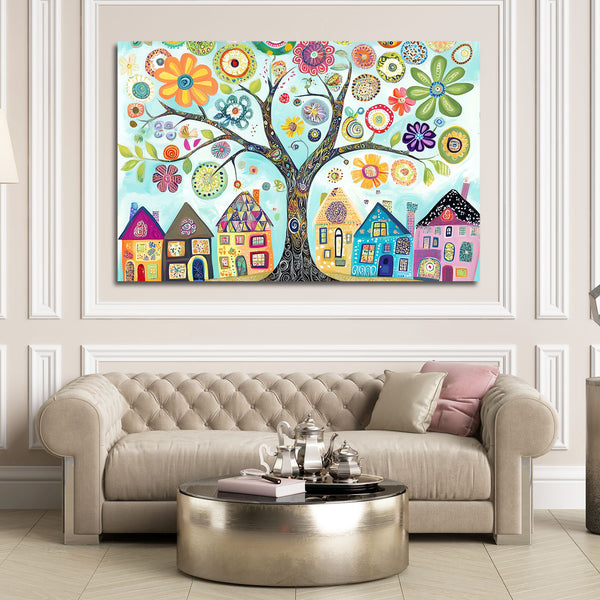 Abstract Tree Of Life Wall Art