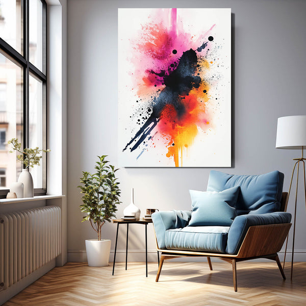 Abstract Vibrant Splash Art | MusaArtGallery™