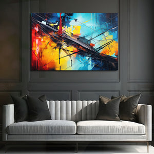 Abstract Wall Art For Dining Room | MusaArtGallery™