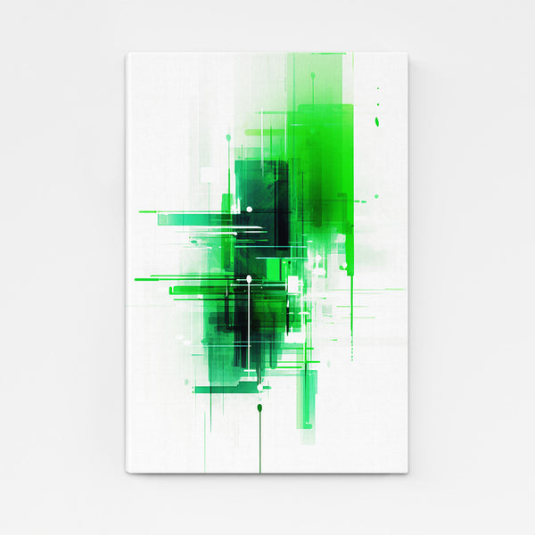 Abstract Wall Art Green | MusaArtGallery™