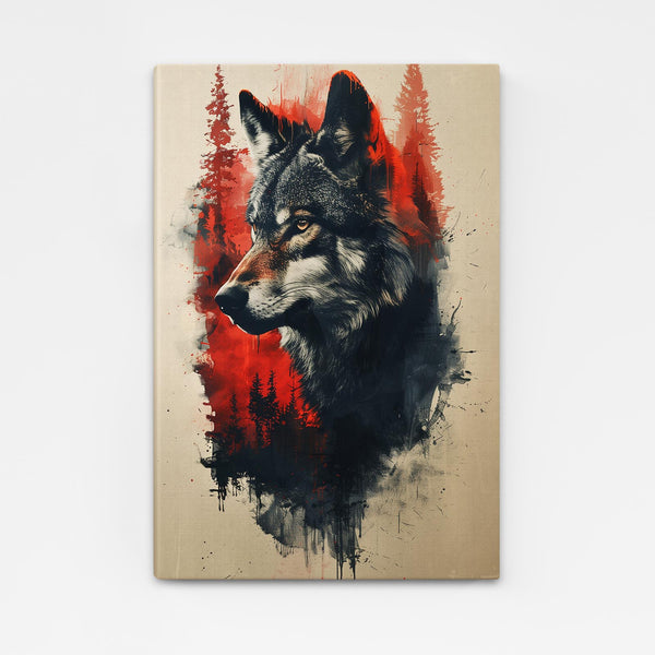 Abstract Wolf Art | MusaArtGallery™