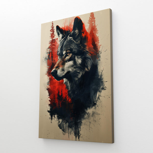 Abstract Wolf Art | MusaArtGallery™