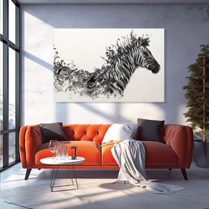 Abstract Zebra Art