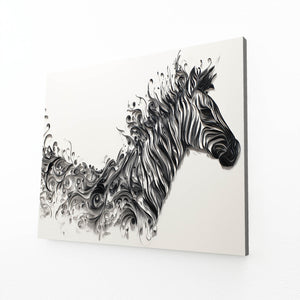 Abstract Zebra Art