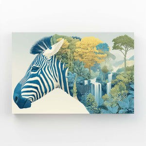 Abstract Zebra Wall Art