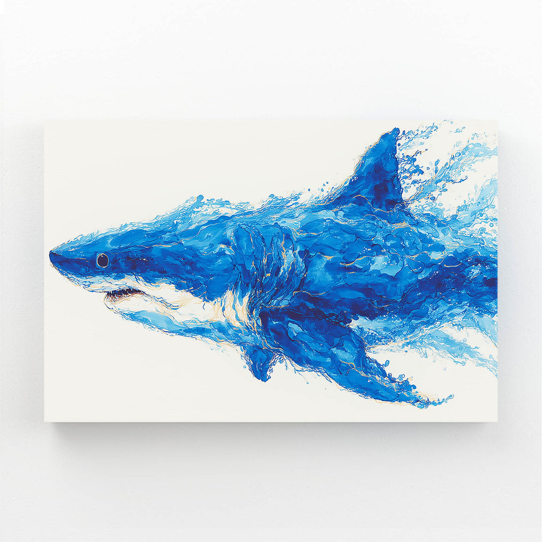 Abstraction Shark Art