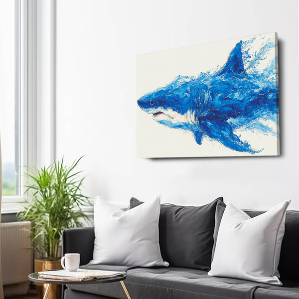 Abstraction Shark Art