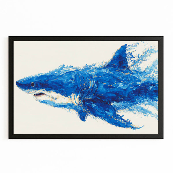 Abstraction Shark Art
