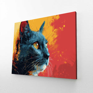 Acrylic Cat Wall Art | MusaArtGallery™