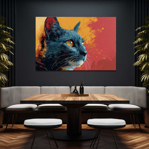 Acrylic Cat Wall Art | MusaArtGallery™