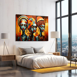 African Abstract Wall Art | MusaArtGallery™