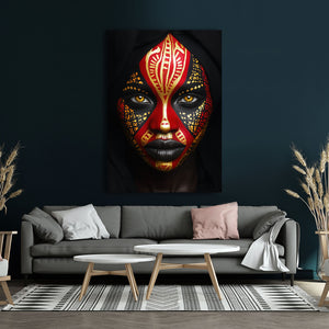 African American Wall Art Face