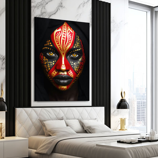 African American Wall Art Face