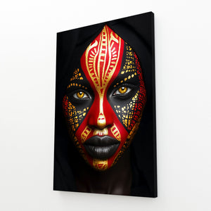 African American Wall Art Face