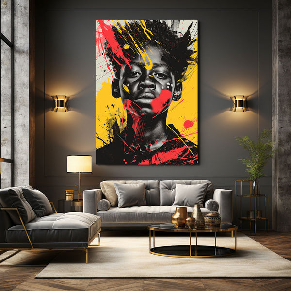 African Boy Wall Art | MusaArtGallery™