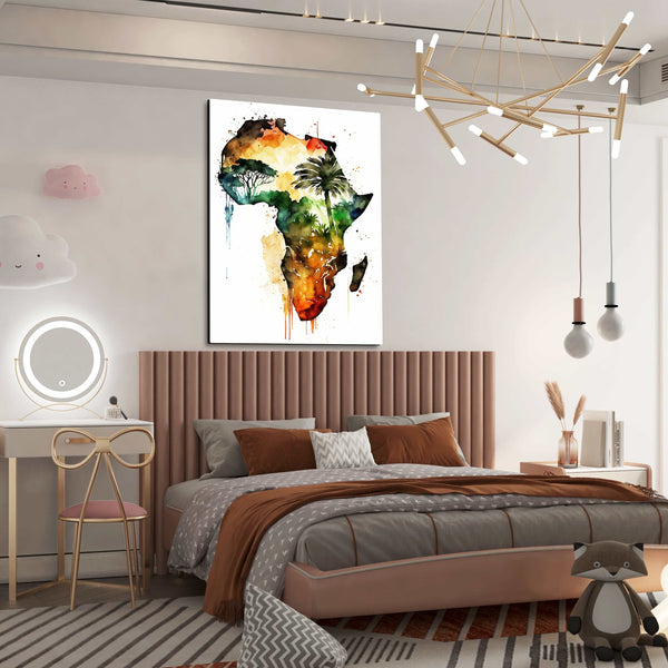 African Continent Wall Art | MusaArtGallery™