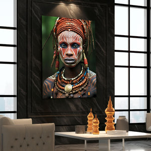 African Cultural Man Wall Art | MusaArtGallery™