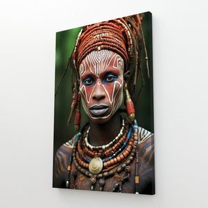 African Cultural Man Wall Art | MusaArtGallery™