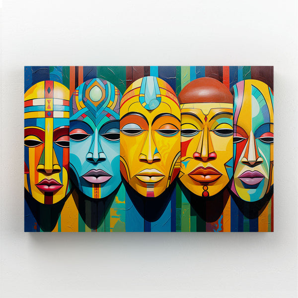 African Face Wall Art Decor| MusaArtGallery™