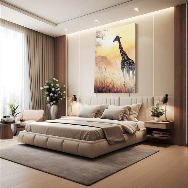 African Giraffe Wall Art